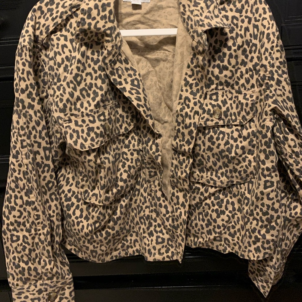 Leopard print jacket